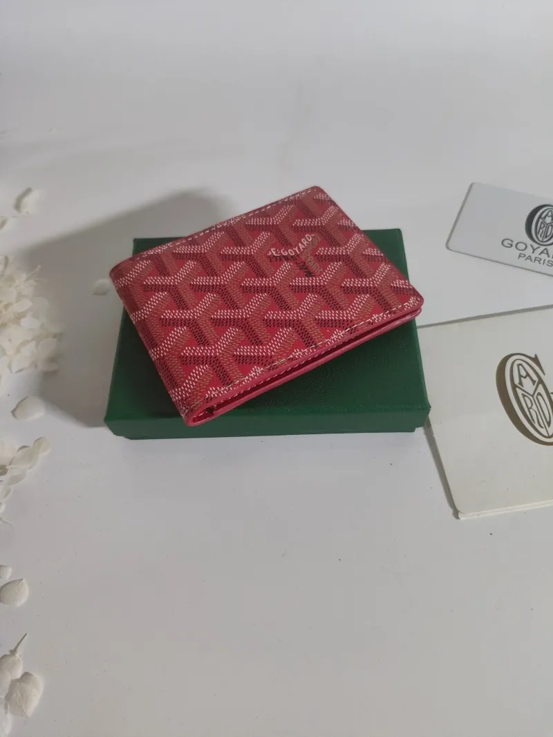 Goyard Red Bifold Wallet 513 - Image 3