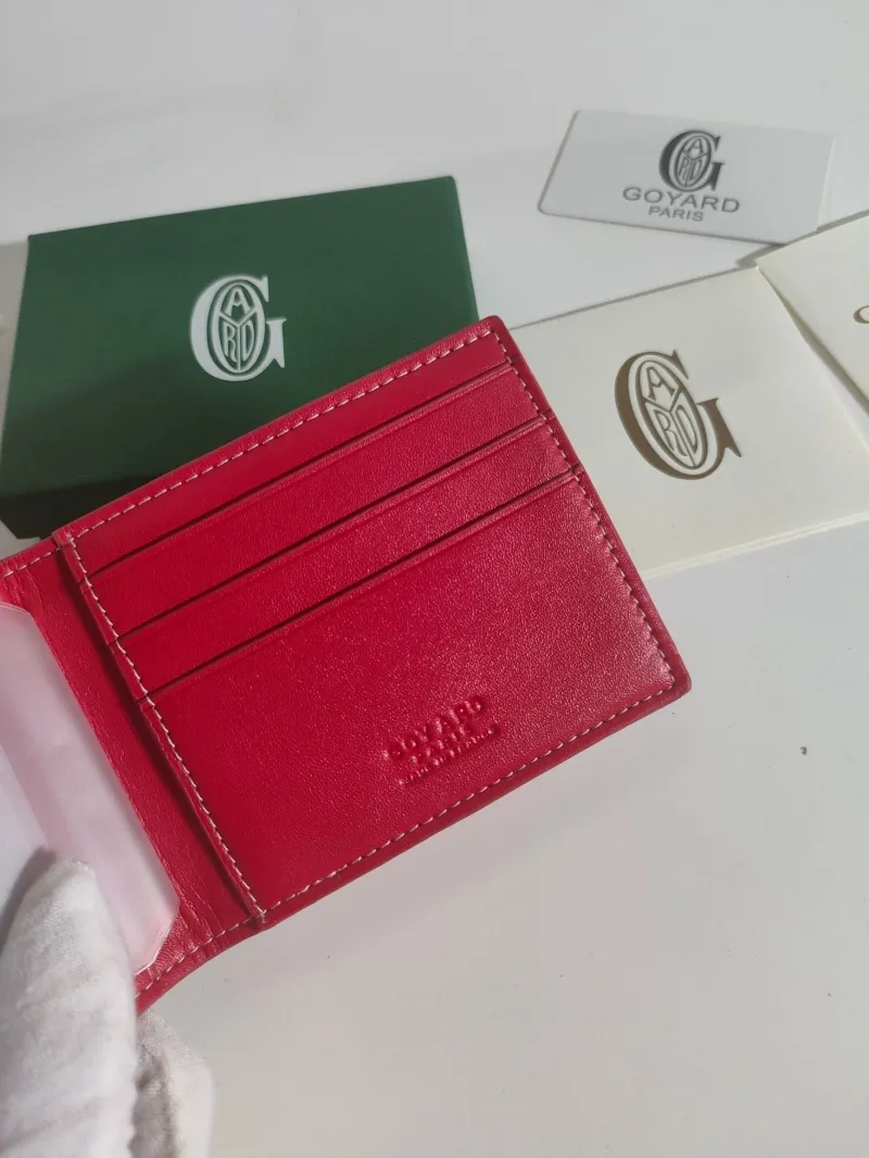 Goyard Red Bifold Wallet 513 - Image 5