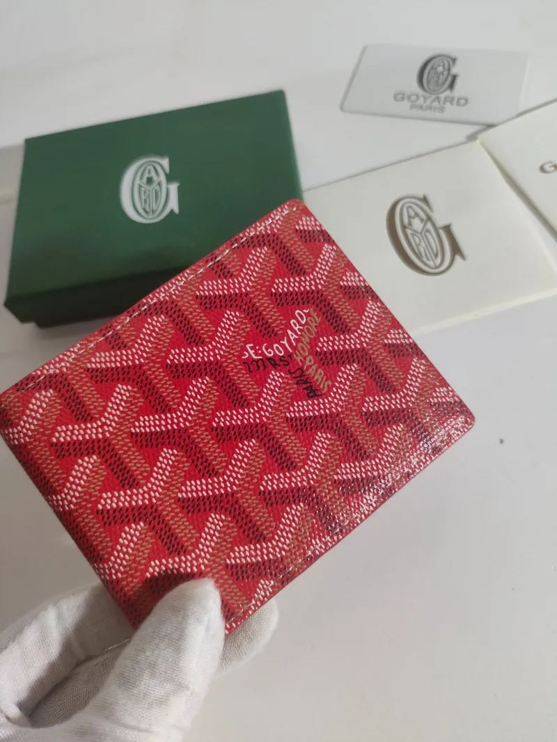 Goyard Red Bifold Wallet 513 - Image 7