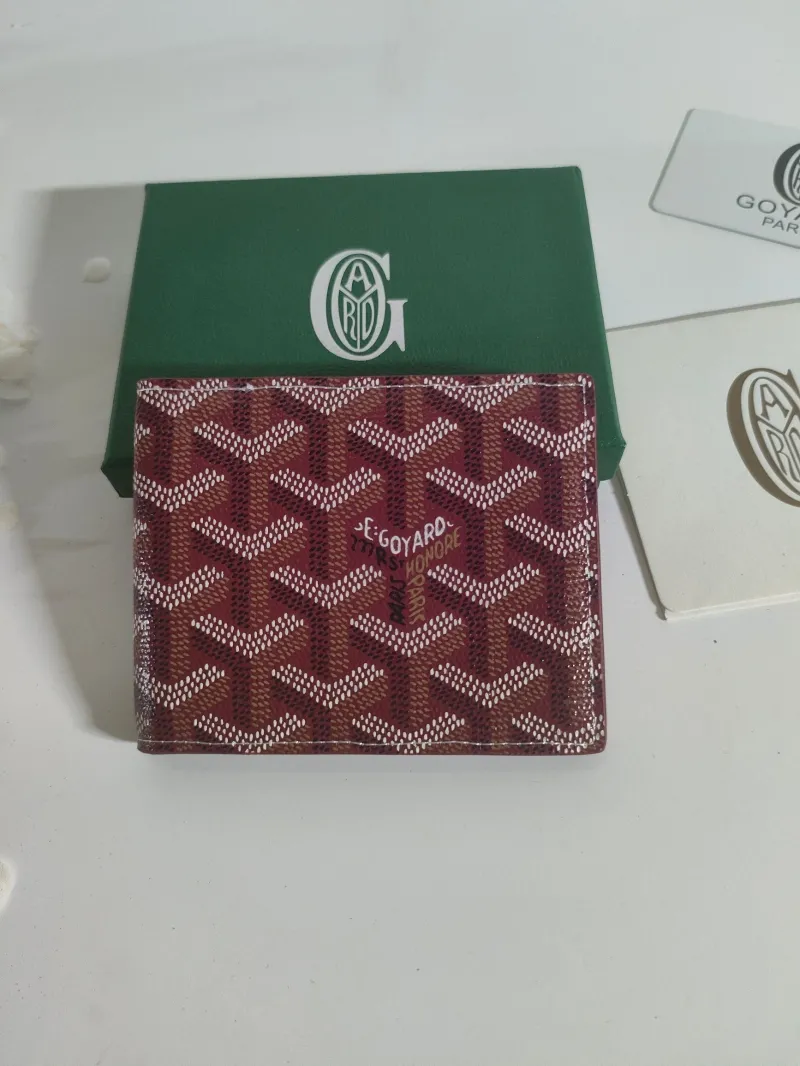 Goyard Burgundy Bifold Wallet 514