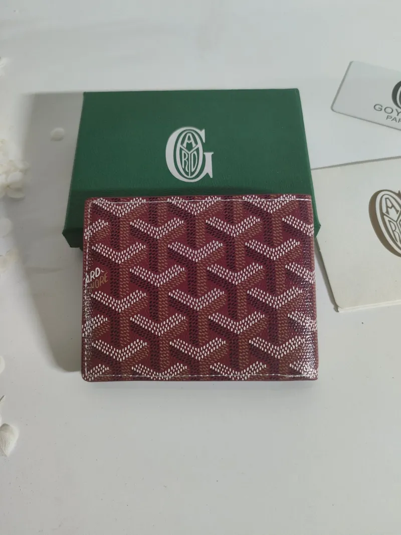 Alternative view of Goyard Burgundy Bifold Wallet 514
