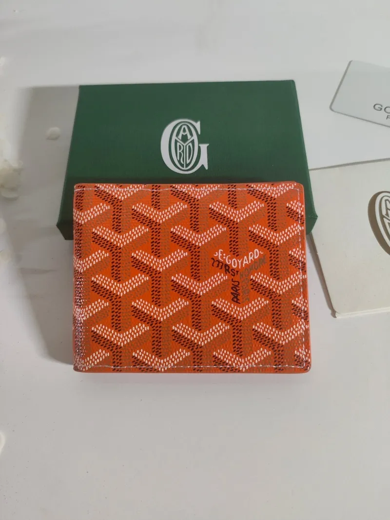 Goyard Orange Bifold Wallet 515