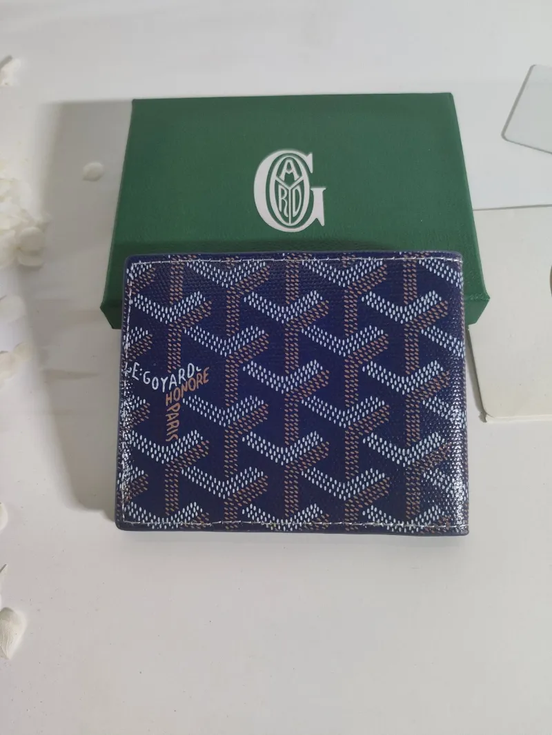 Alternative view of Goyard Navy Blue Bifold Wallet 516
