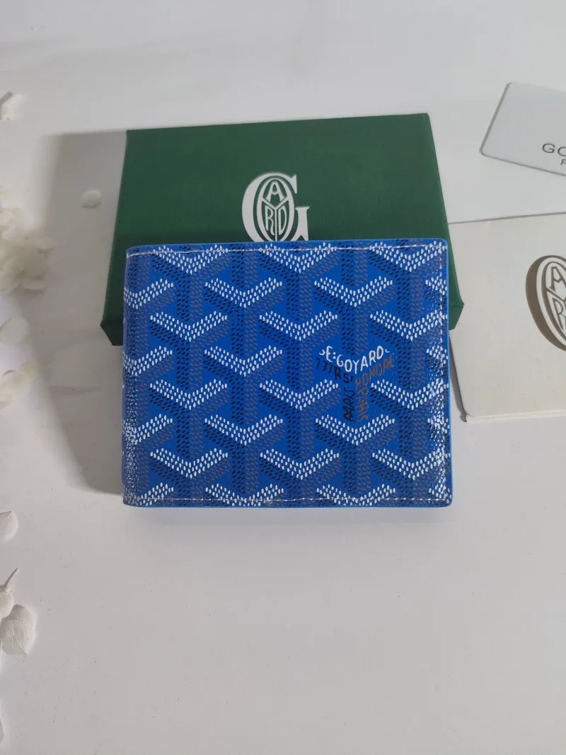 Goyard Blue Bifold Wallet 518