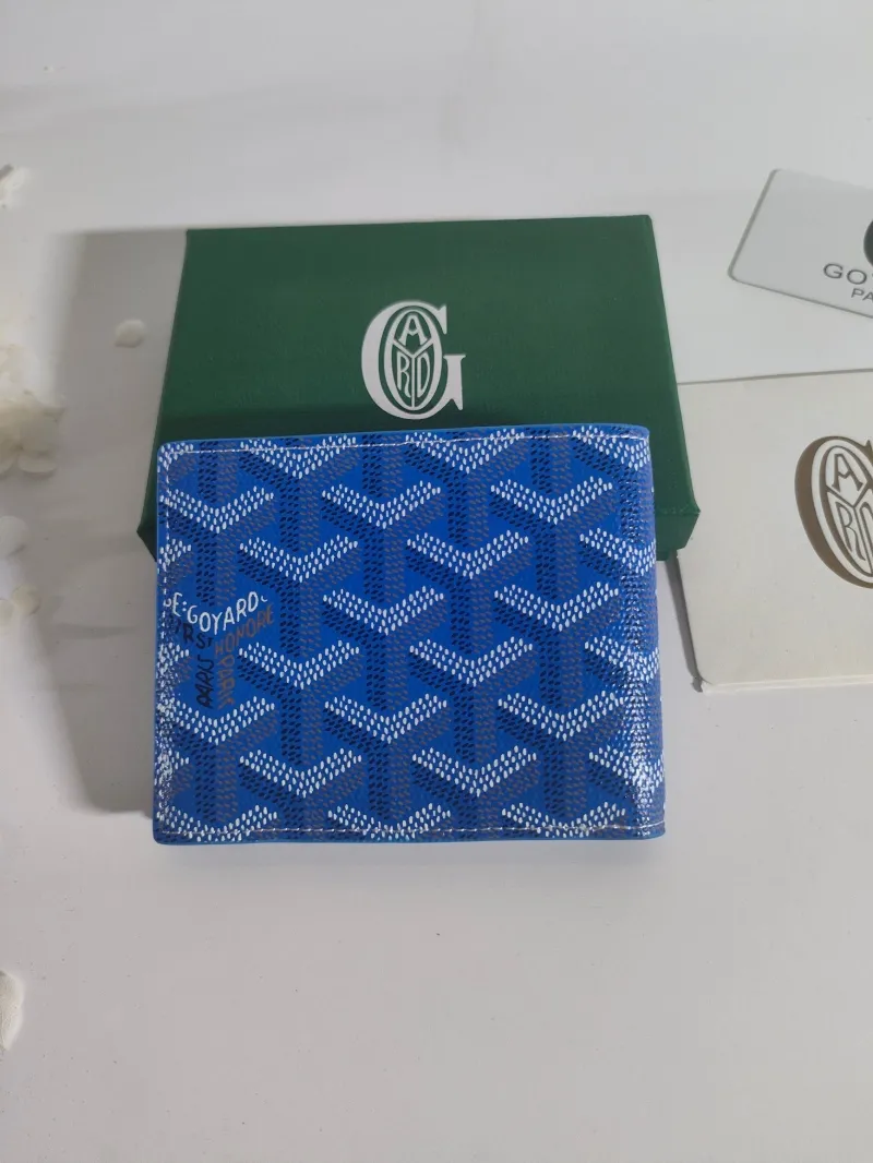 Alternative view of Goyard Blue Bifold Wallet 518
