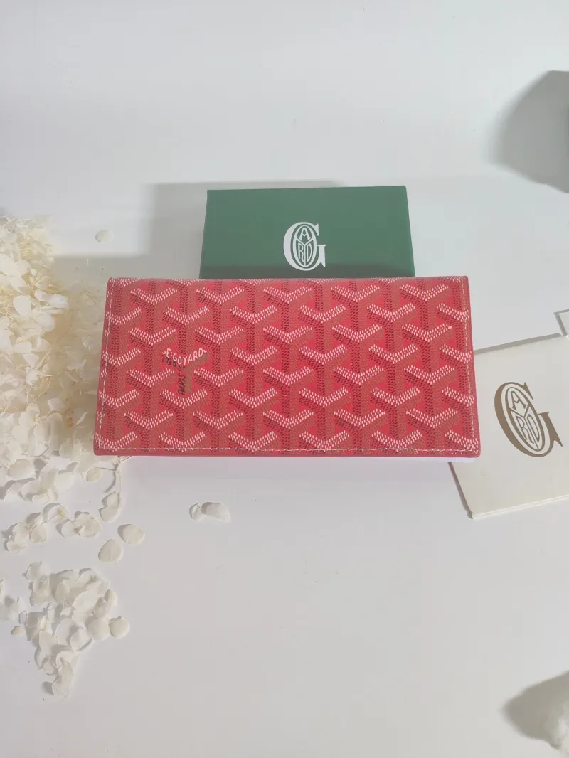 Goyard Red Long Wallet 519