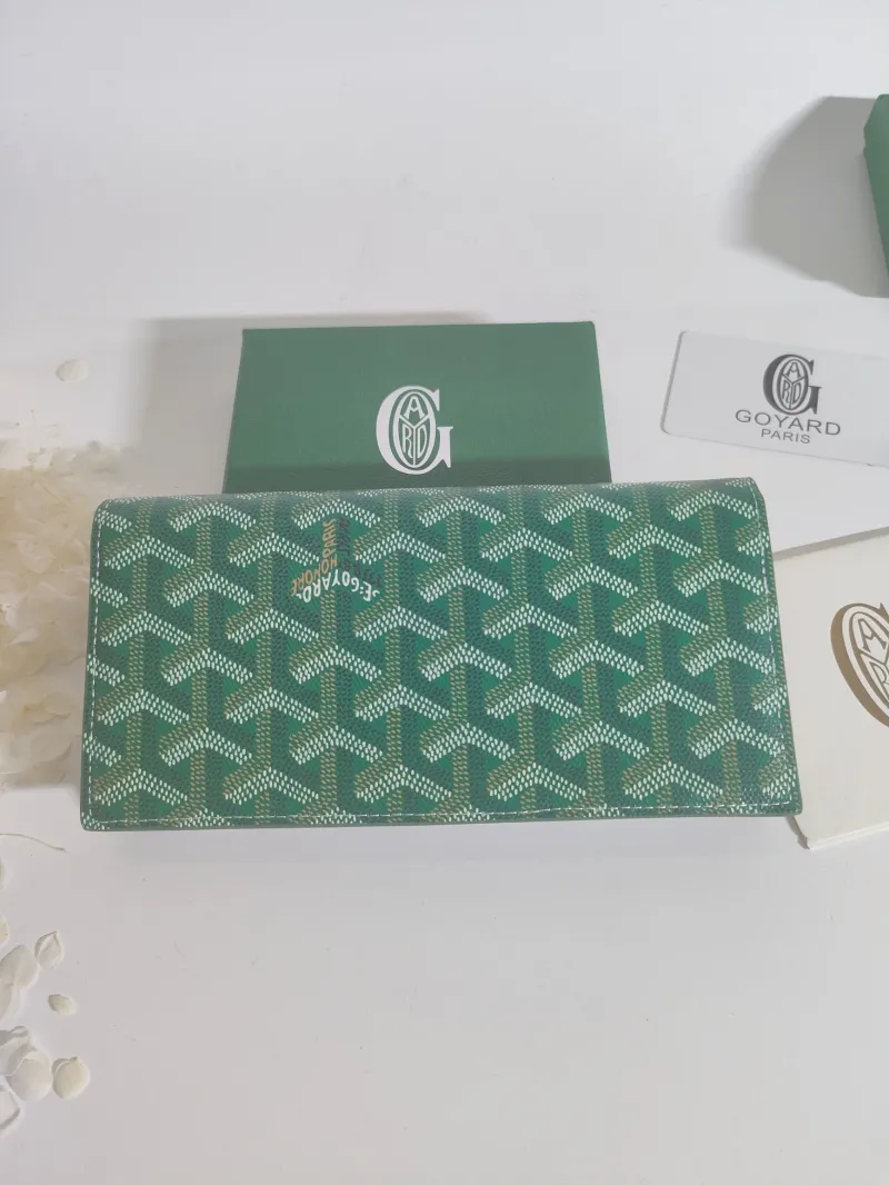 Alternative view of Goyard Green Long Bifold Wallet