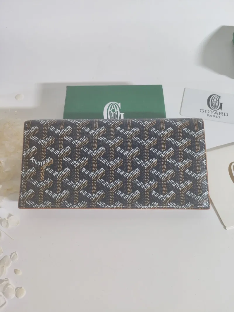 Goyard Brown Long Monogram Wallet