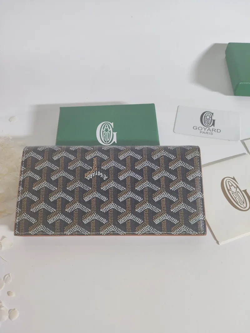 Alternative view of Goyard Brown Long Monogram Wallet