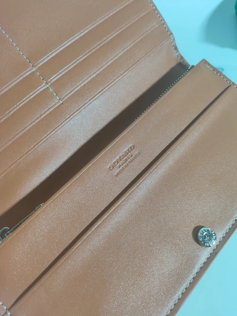 Goyard Brown Long Monogram Wallet - Image 5