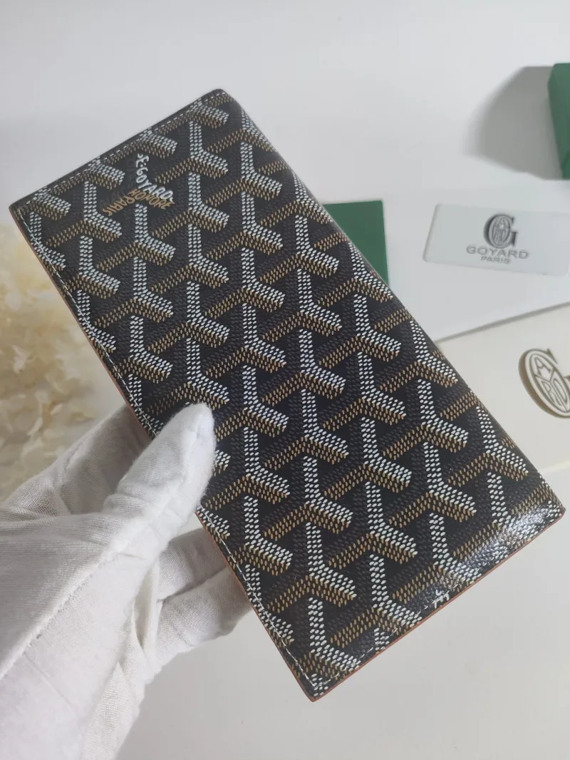 Goyard Brown Long Monogram Wallet - Image 7