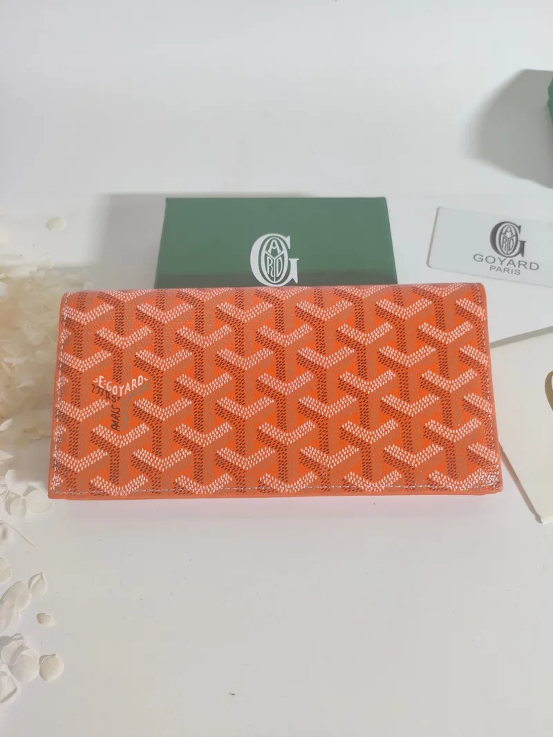 Goyard Orange Long Wallet 523