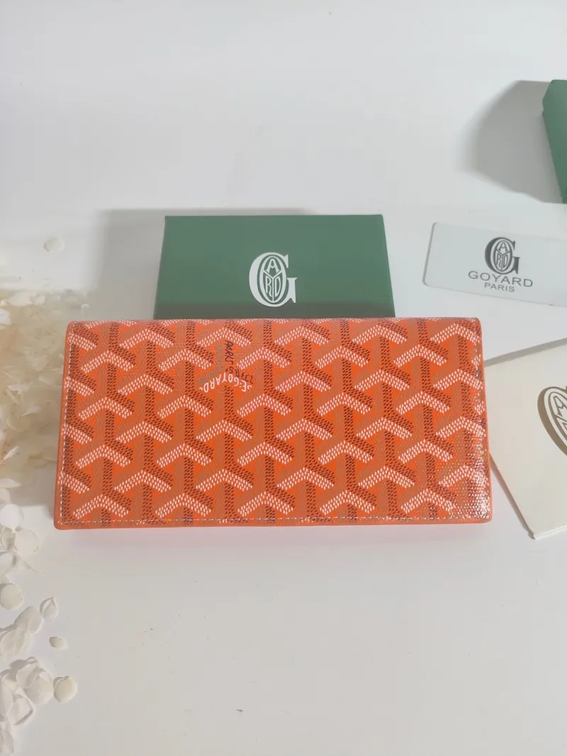 Alternative view of Goyard Orange Long Wallet 523