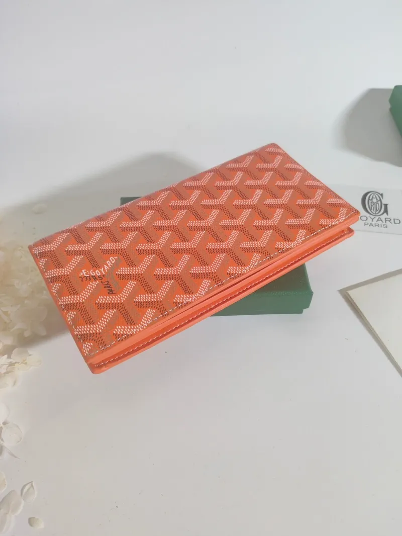 Goyard Orange Long Wallet 523 - Image 3