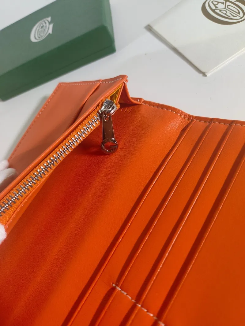 Goyard Orange Long Wallet 523 - Image 6