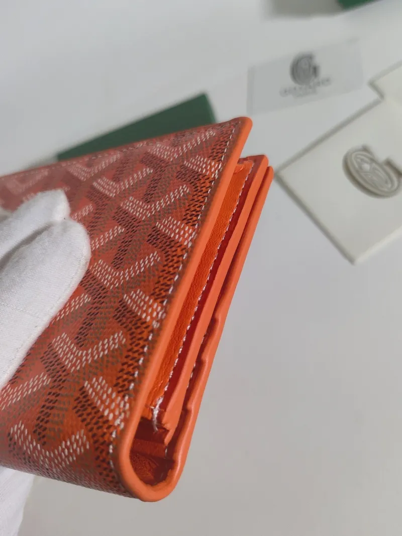 Goyard Orange Long Wallet 523 - Image 7