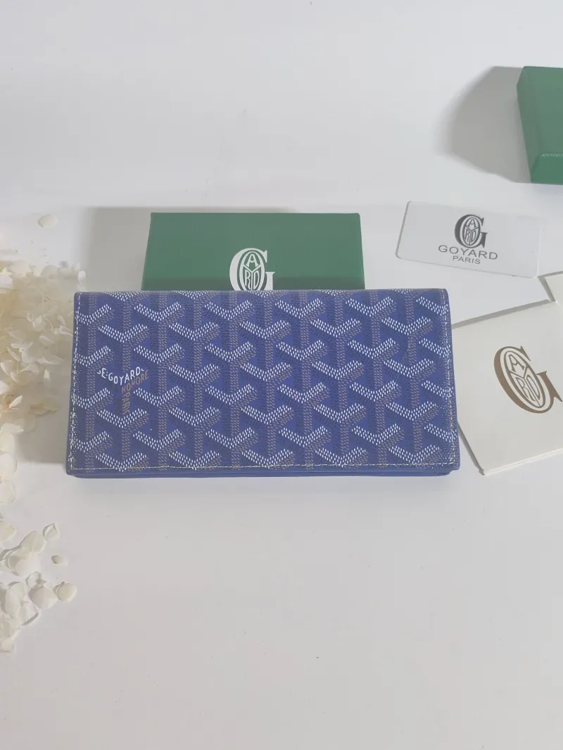 Goyard Blue Long Wallet 524