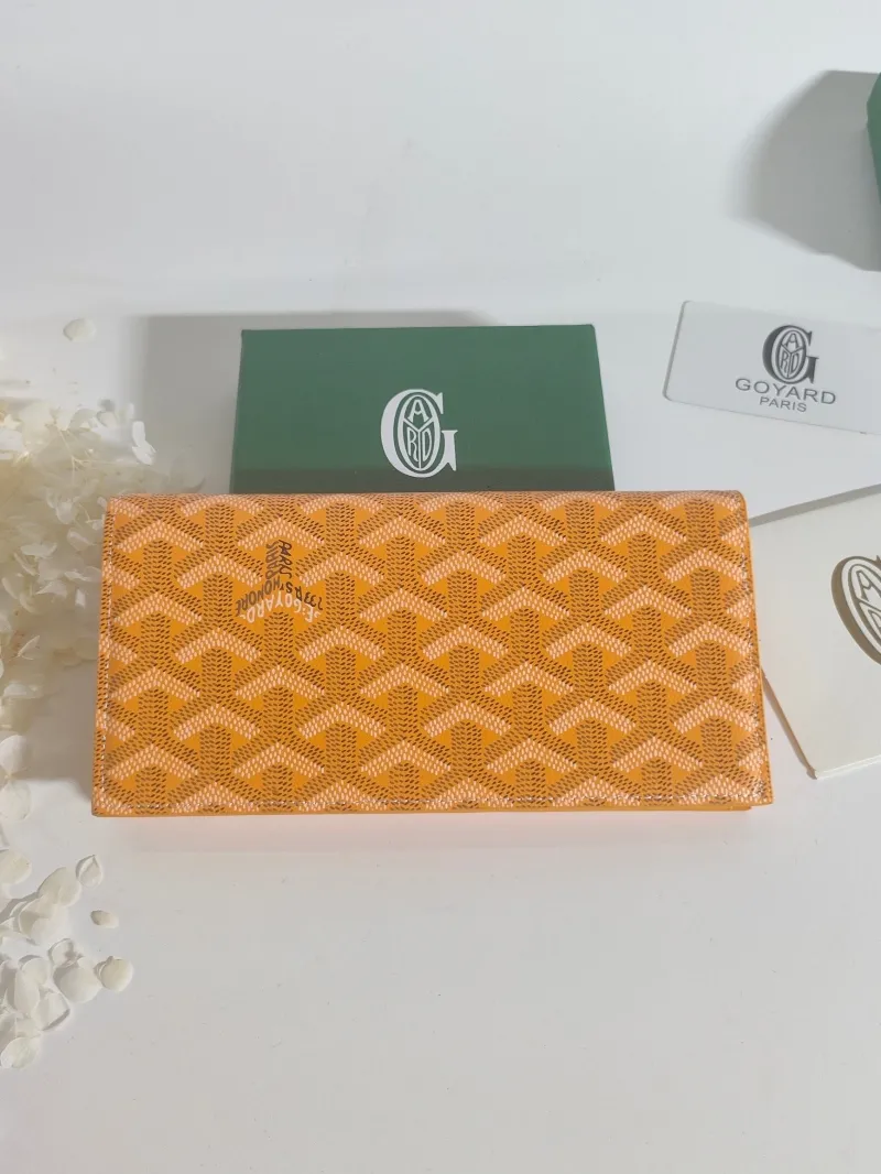Alternative view of Goyard Orange Long Bifold Wallet