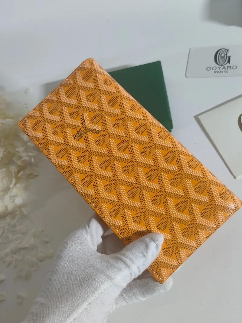 Goyard Orange Long Bifold Wallet - Image 7