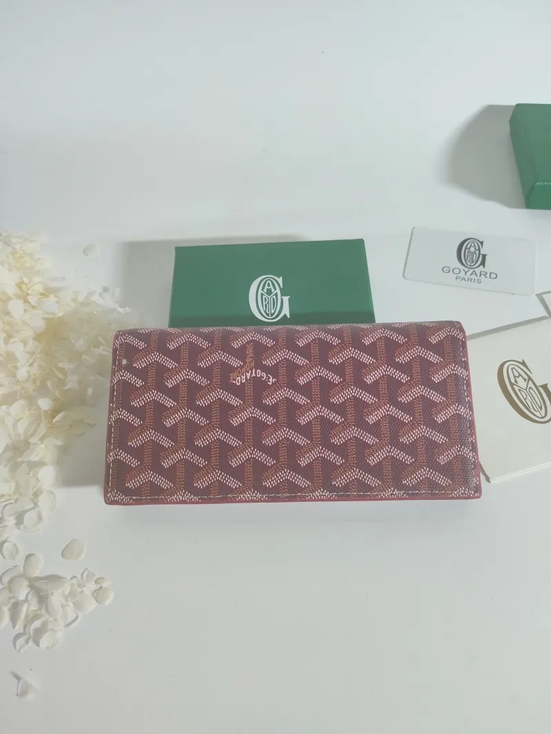 Alternative view of Goyard Burgundy Long Wallet 527