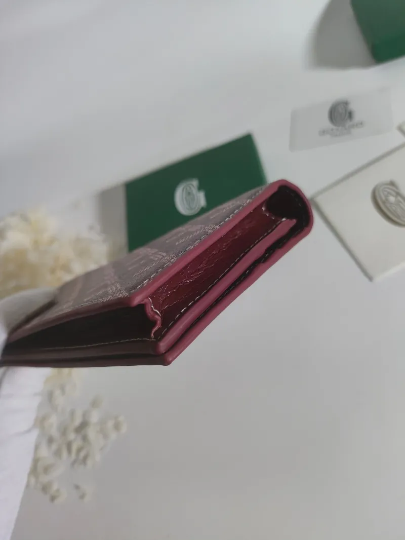 Goyard Burgundy Long Wallet 527 - Image 7
