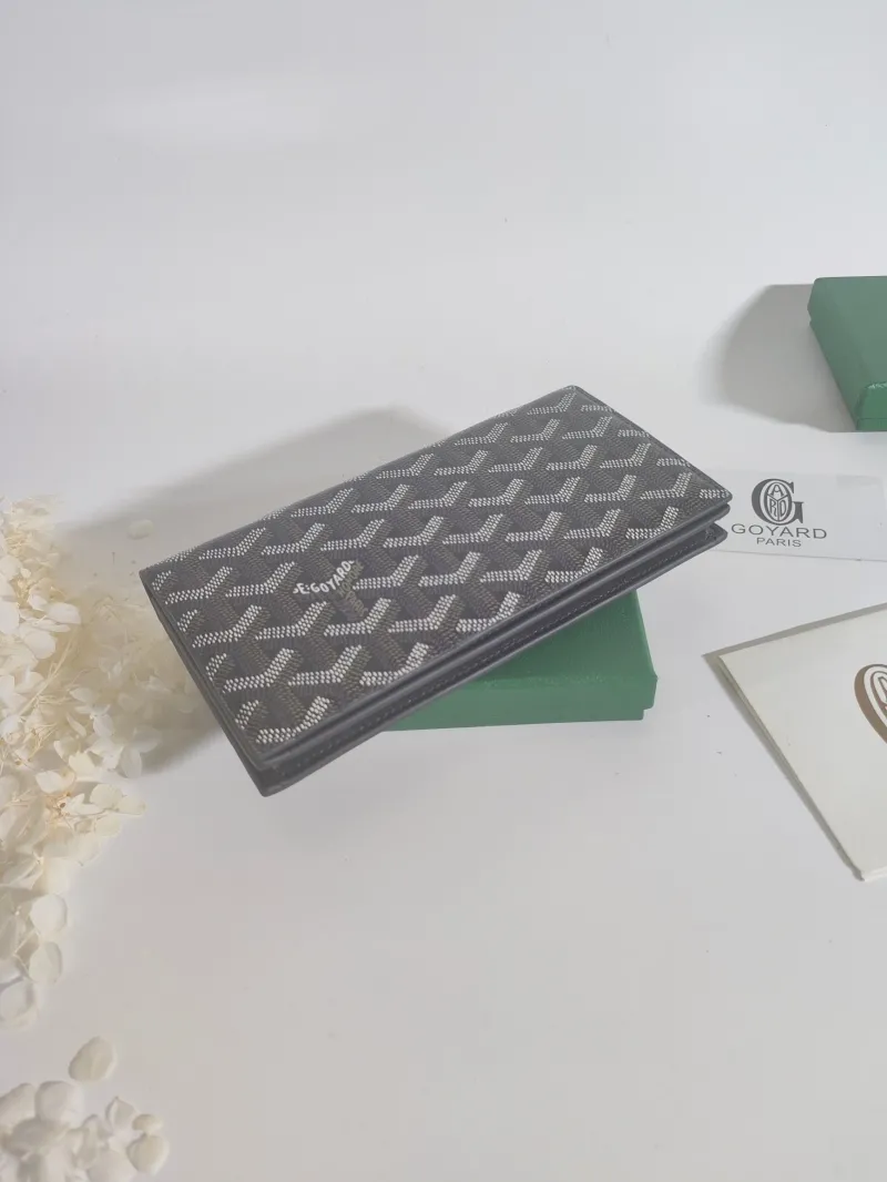 Goyard Dark Gray Long Wallet 529 - Image 3