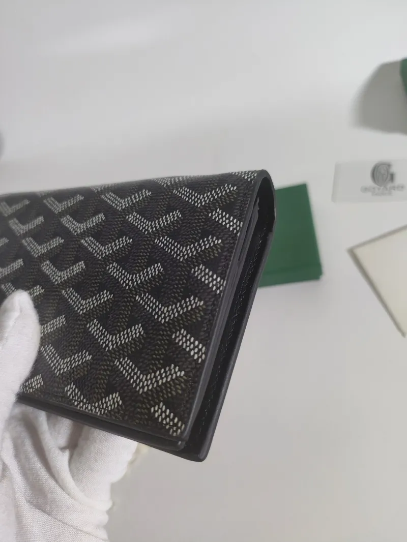 Goyard Dark Gray Long Wallet 529 - Image 7