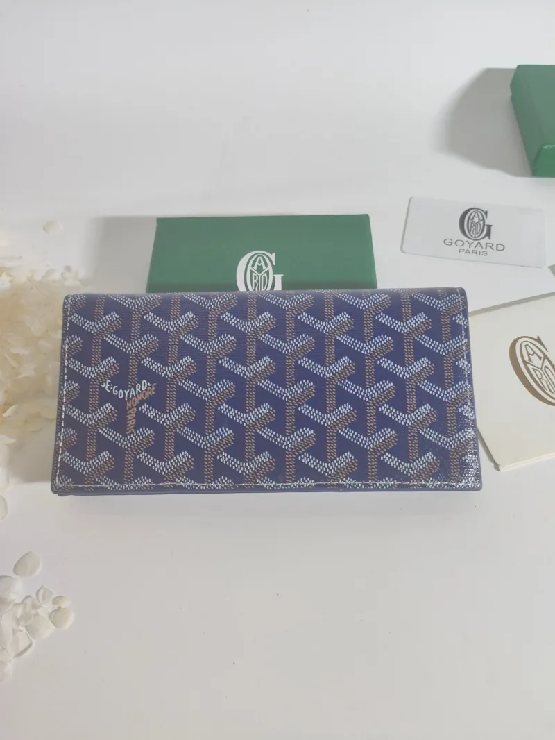Goyard Blue Long Wallet 530
