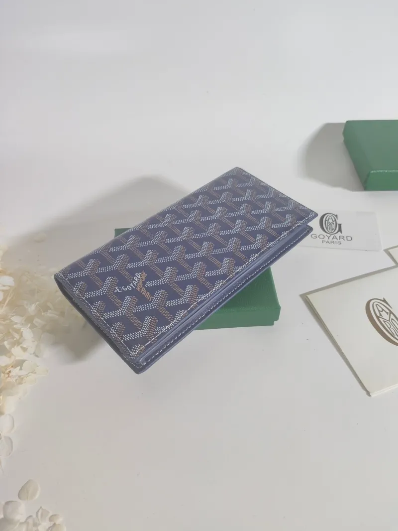 Goyard Blue Long Wallet 530 - Image 3