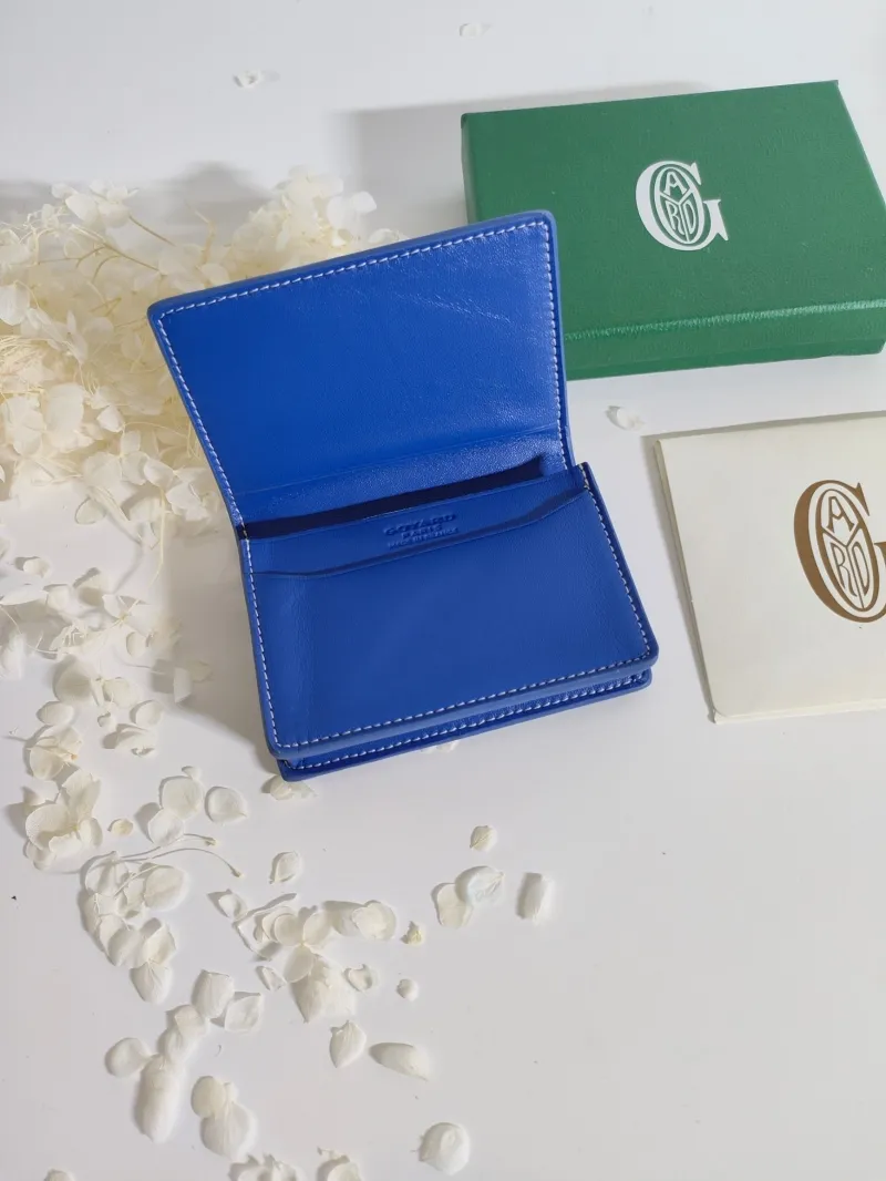 Goyard Blue Leather Wallet 577 - Image 3