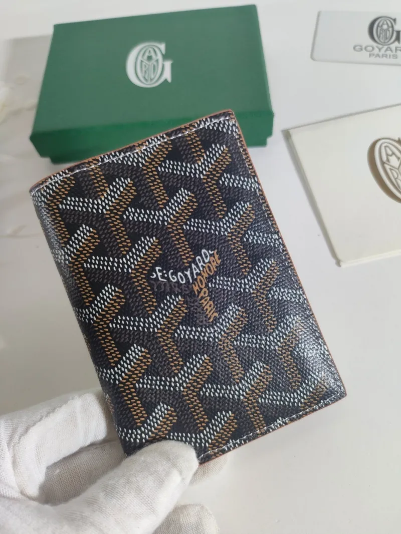 Goyard Black Monogram Bifold Wallet 589 - Image 6