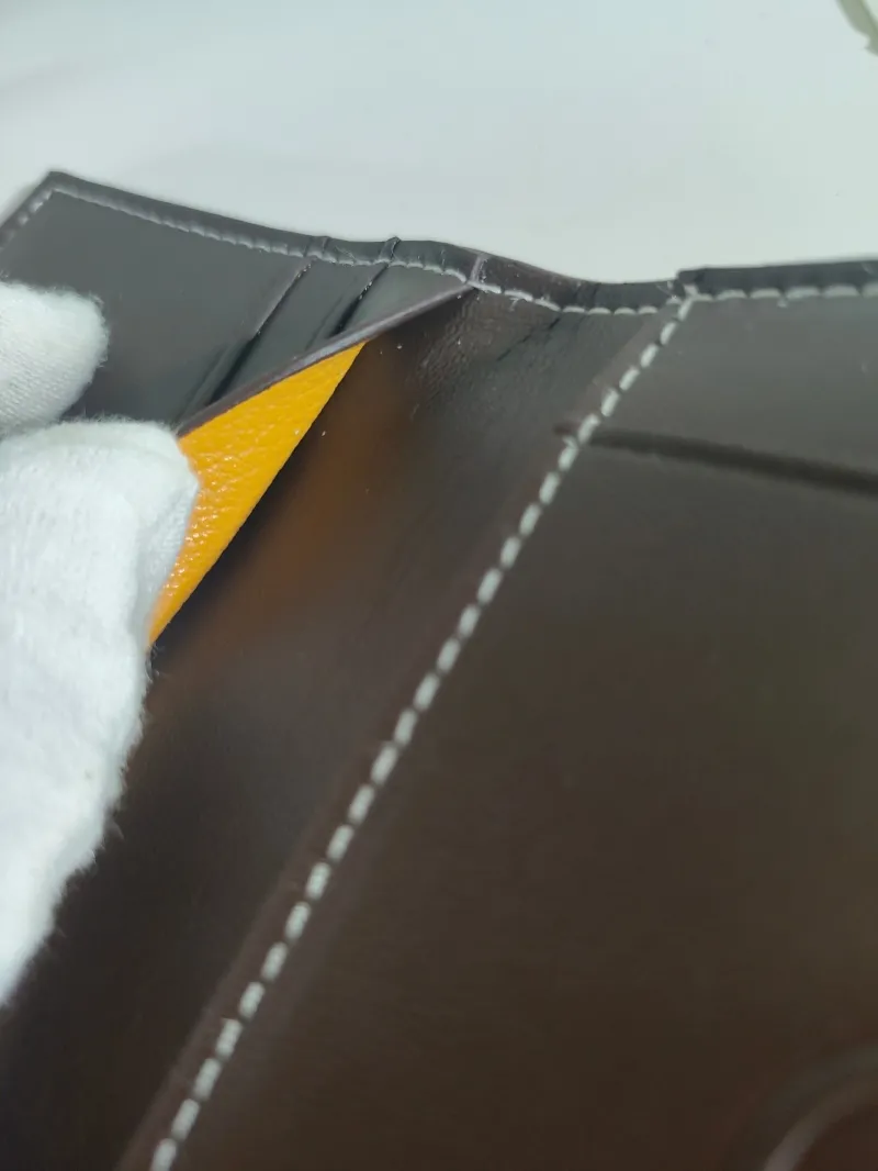 Goyard Brown Monogram Passport Wallet - Image 5