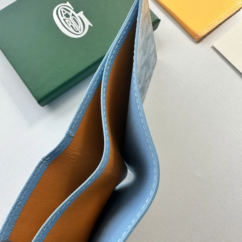 Goyard Light Blue Bifold Wallet - Image 3