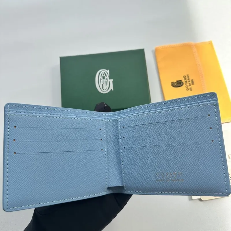 Goyard Light Blue Bifold Wallet - Image 9