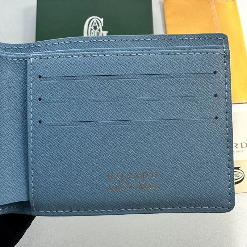 Goyard Light Blue Bifold Wallet - Image 10