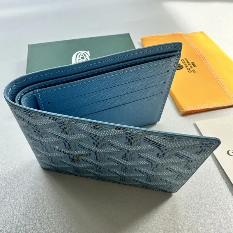 Goyard Light Blue Bifold Wallet - Image 11