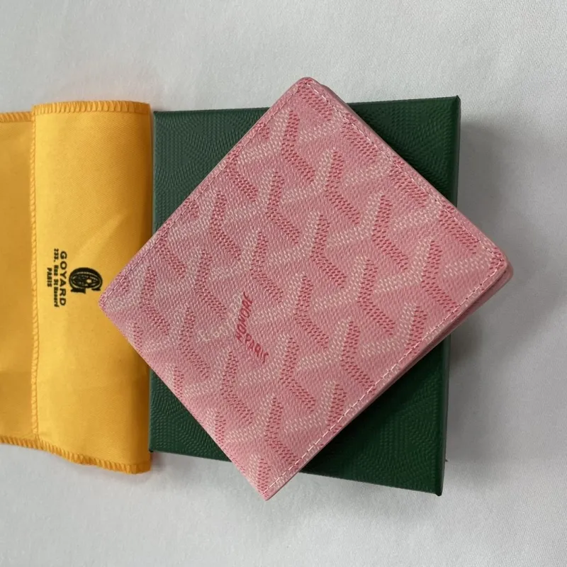 Goyard Pink Bifold Wallet 641 - Image 3