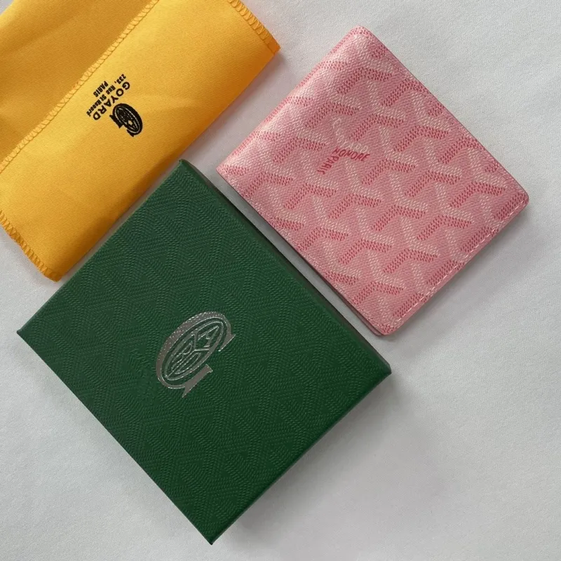 Goyard Pink Bifold Wallet 641 - Image 4