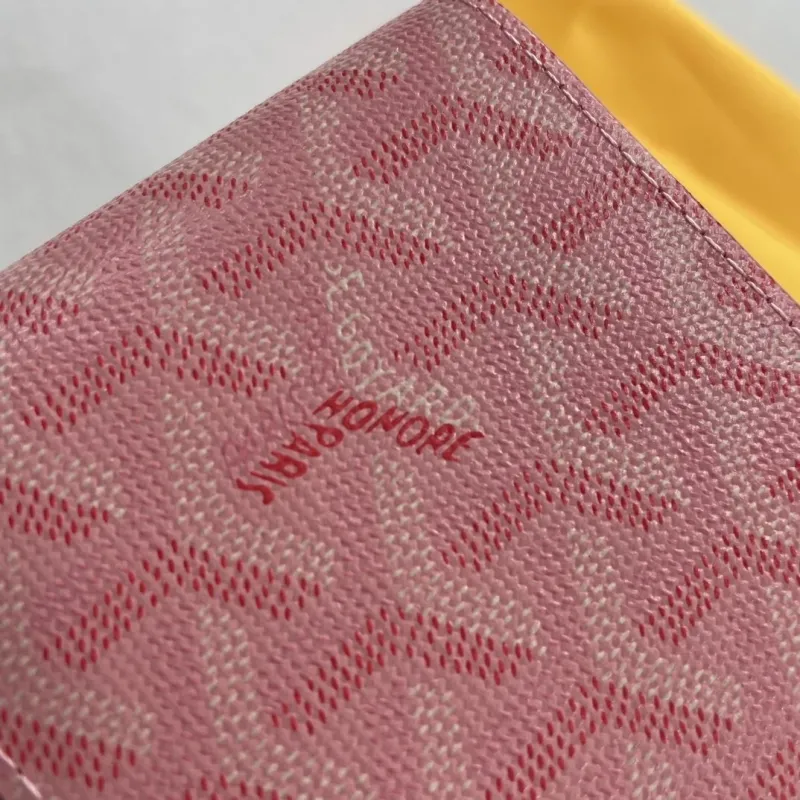 Goyard Pink Bifold Wallet 641 - Image 6