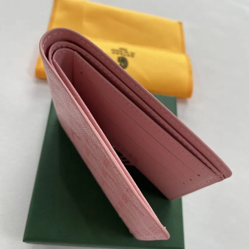 Goyard Pink Bifold Wallet 641 - Image 7