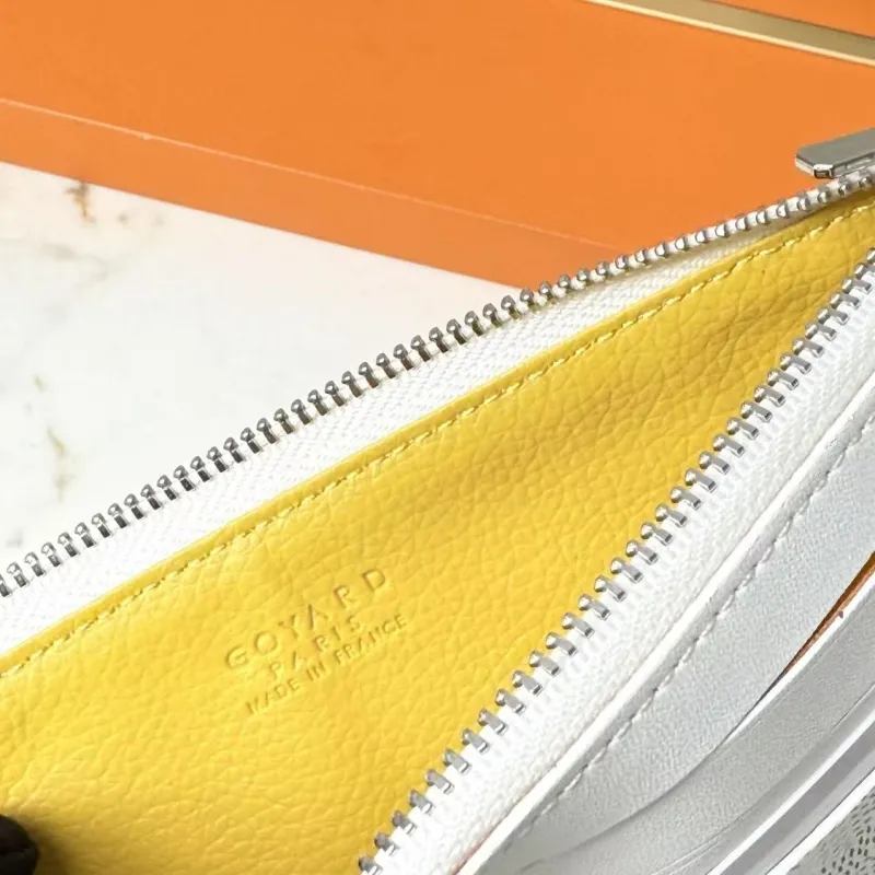 Goyard White Zip Wallet G98316 - Image 9