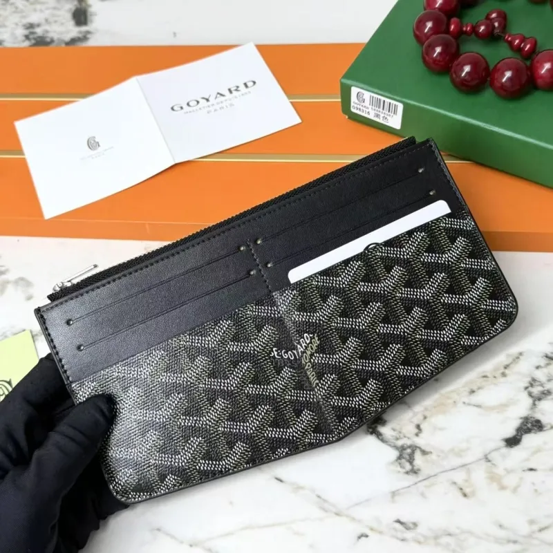 Alternative view of Goyard Black Long Wallet G98316