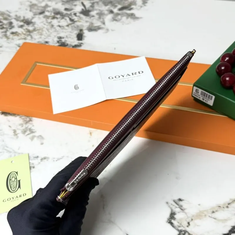 Goyard Burgundy Zip Card Wallet G88315 - Image 5
