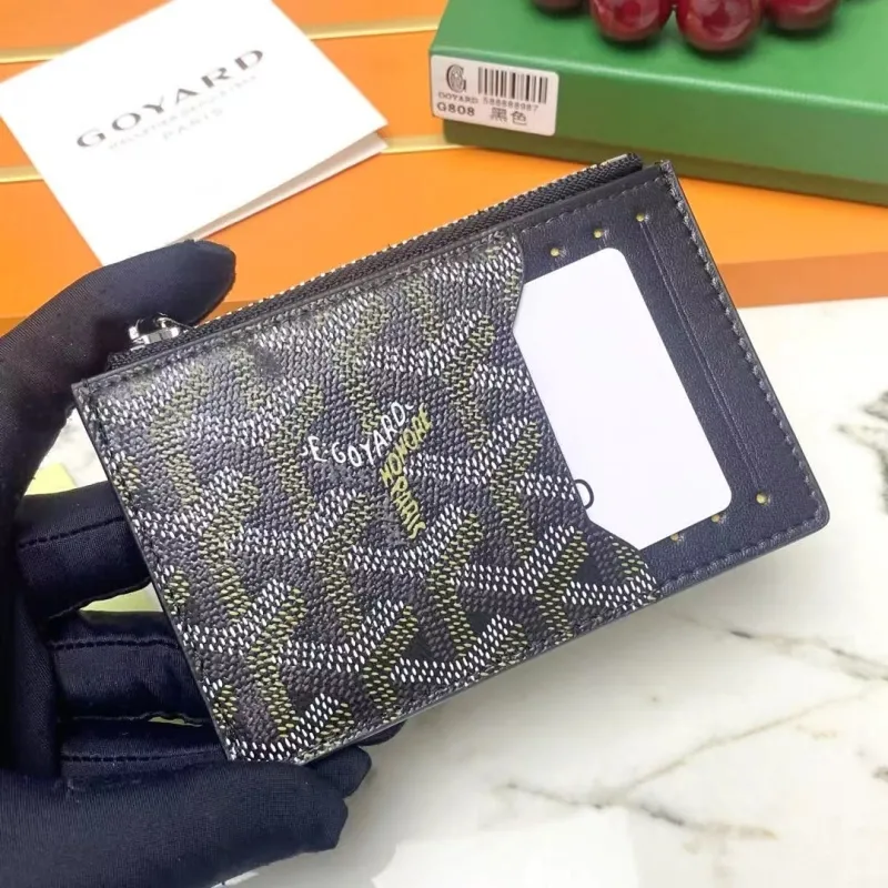 Alternative view of Goyard Black Zip Card Wallet G808