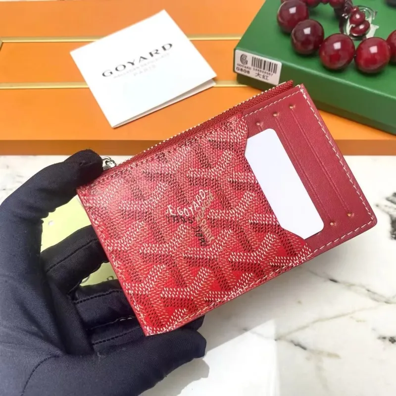 Alternative view of Goyard Red Card Holder Wallet G808