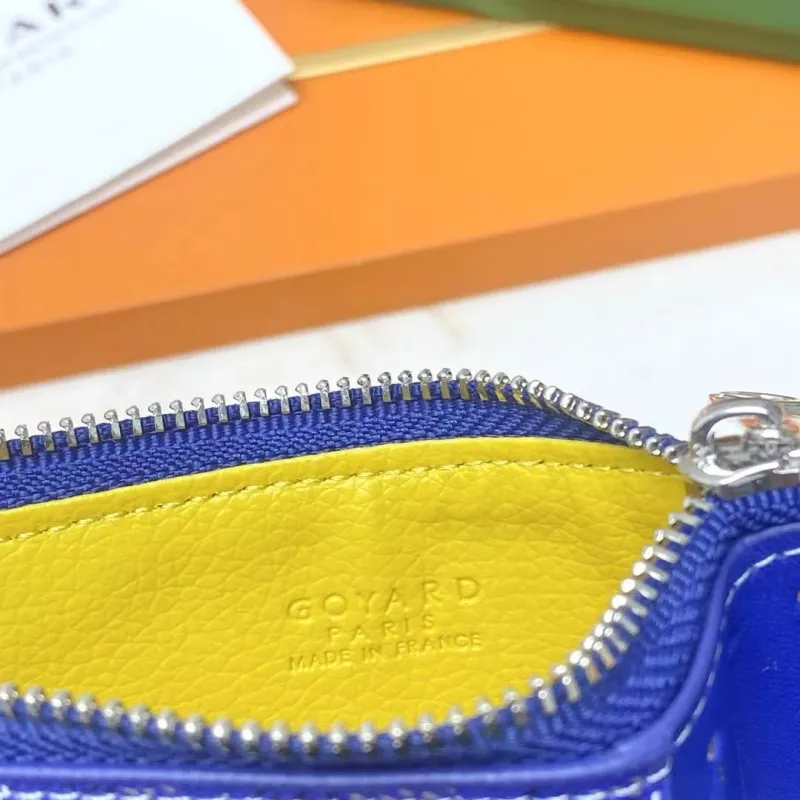 Goyard Blue Card Holder Wallet G808 - Image 9