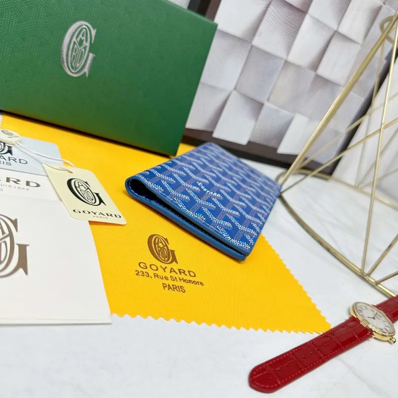 Goyard Blue Long Wallet 704 - Image 3