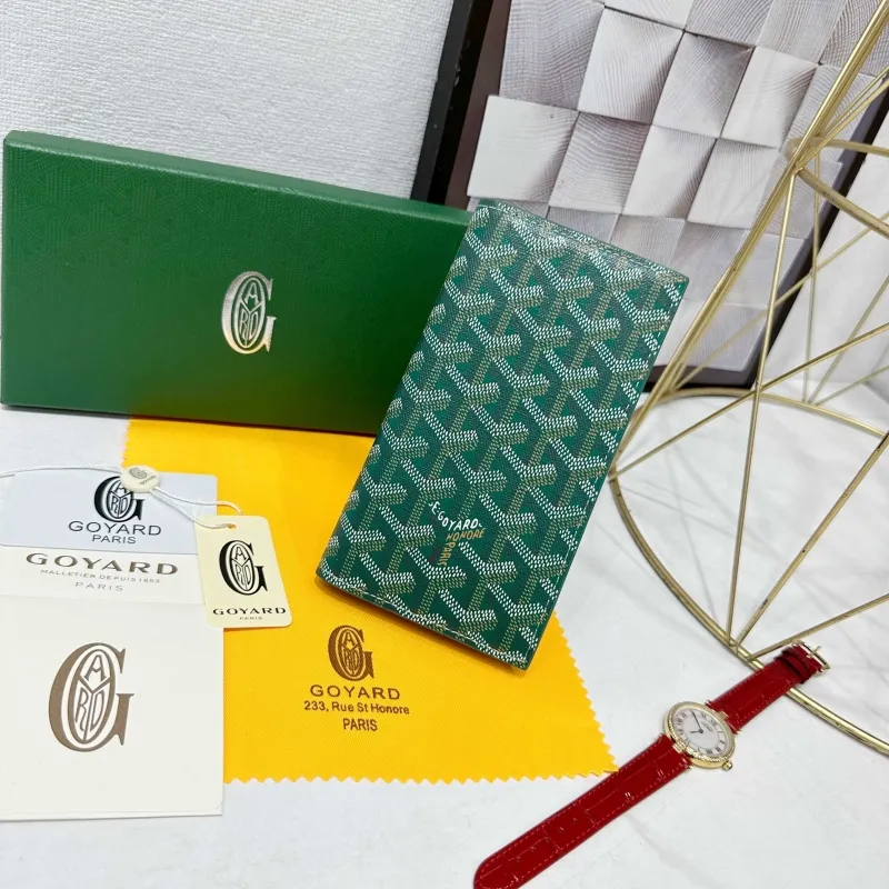Goyard Green Long Wallet 705