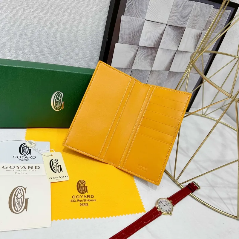 Goyard Yellow Long Wallet 706 - Image 4