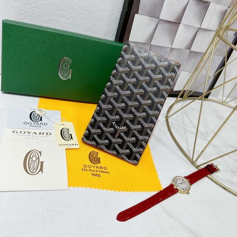 Goyard Black Long Wallet